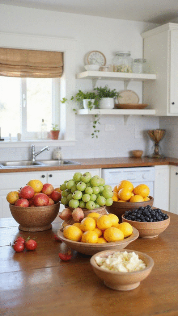 Decorate with Seasonal Fruit