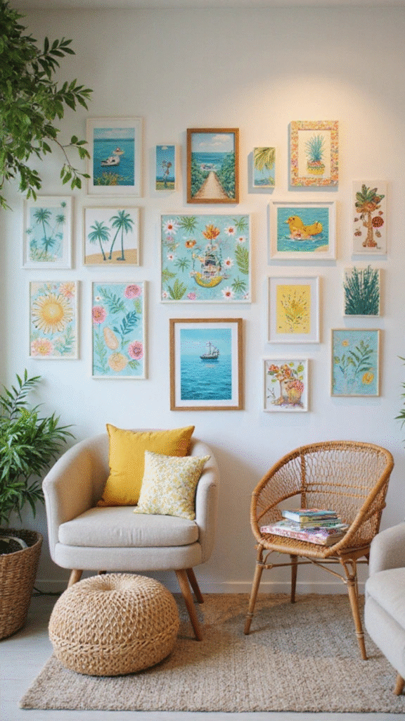 Incorporate Fun Summer Artwork